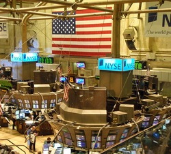 The US stock market exchange