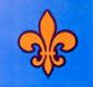 A fleur-de-lis symbol