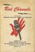 A "Red Channels" poster
