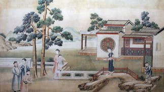 Historic Chinese lifestyle print