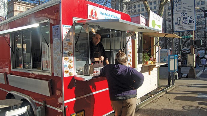 Turkish food cart